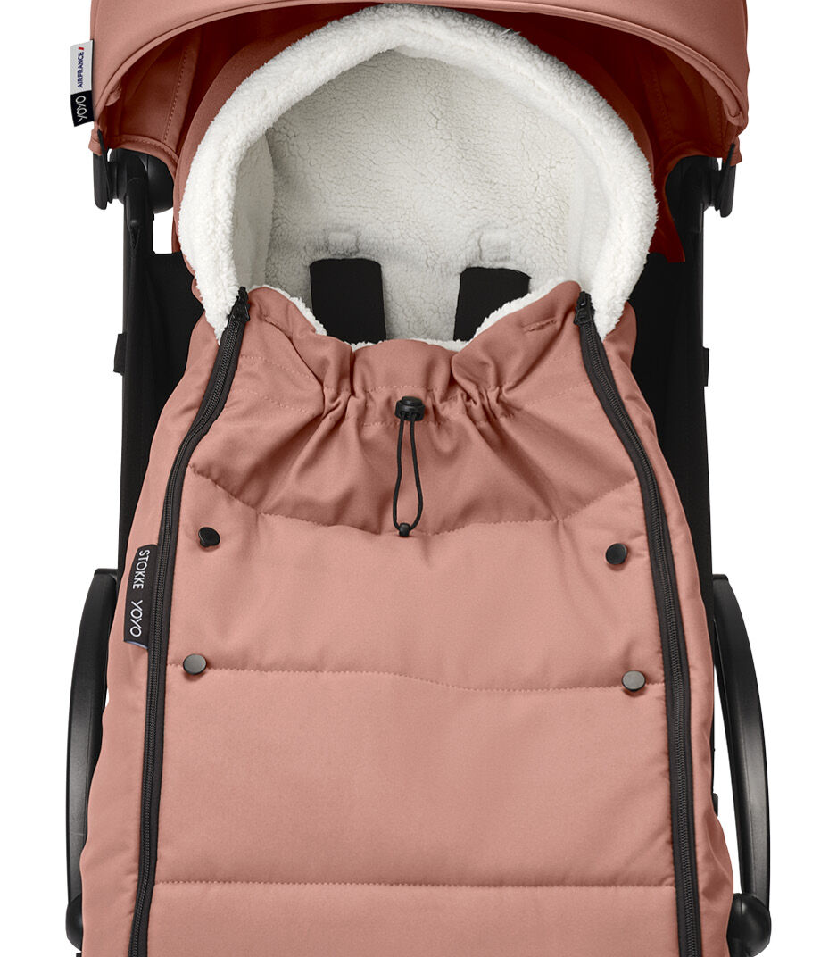 Stokke® YOYO3® 6+ Ginger. Footmuff drawstring, detail. galery image 4